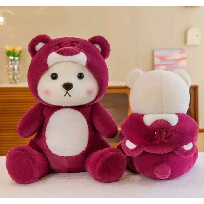 Boneka Lotso Bear Hoodie Besar Teddy Bear Lotso