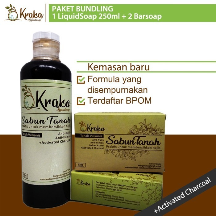 1 Set Kraka Sabun Tanah Anti Najis Penghilang Najis Anjing Original