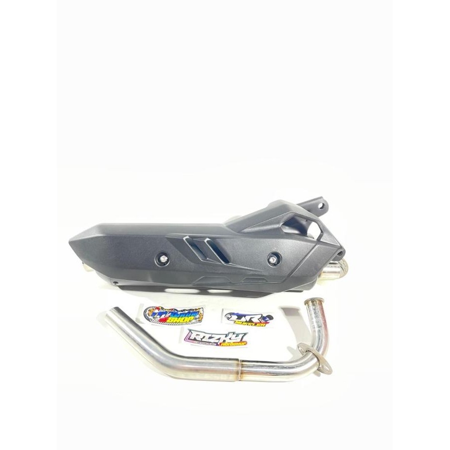 KNALPOT KONDOMAN LUSTER SILINCER VARIO BEAT DELUXE + AB NEW ORI RZ PRO