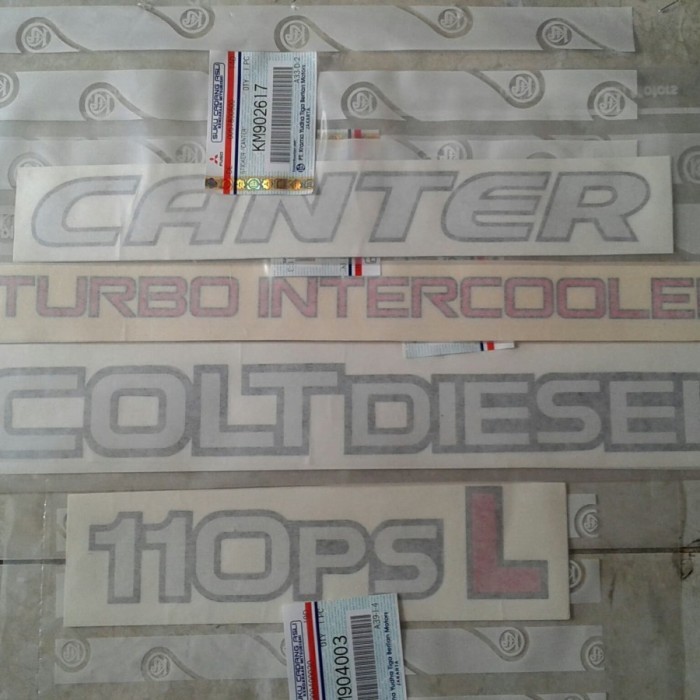 Stiker Set Coltdiesel Canter 110Ps L Original Ktb