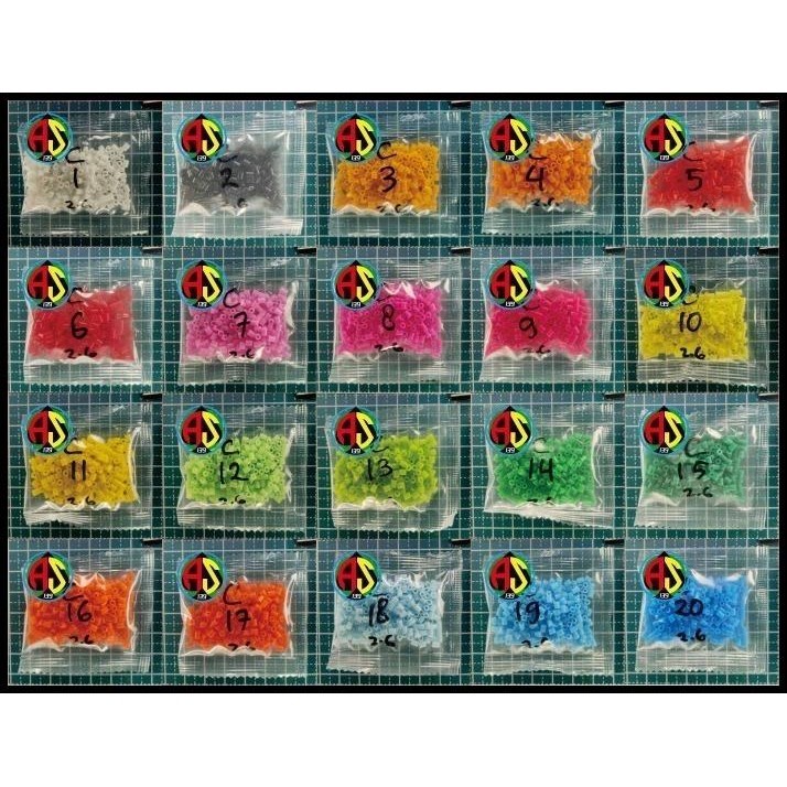 

BEST DEAL 900PCS ARTKAL REFILL NO.C41-60 HAMA PERLER FUSE MIDI BEAD 2.6MM 9GR !