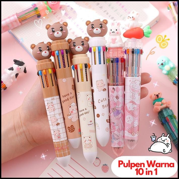 

TERBARU PULPEN 10 WARNA PENA WARNA WARNI BOLPEN KARAKTER MEKANIK LUCU ST0007