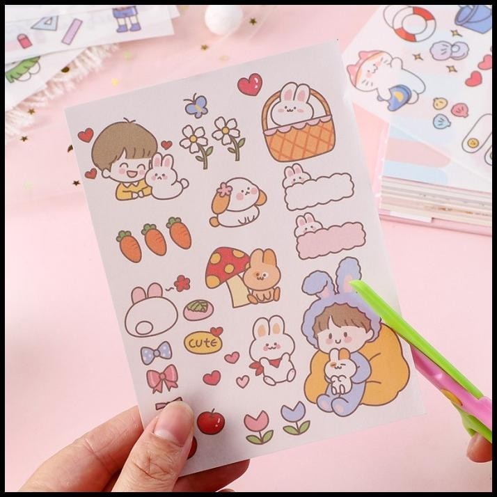 

TERMURAH STIKER DEKORATIF PLANNER JOURNAL SCRAPBOOK - KOREA CUTE !