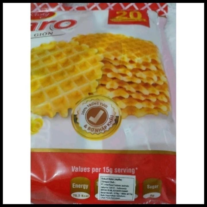 

BEST DEAL RICHY KARO CRISPY BUTTER WAFFLE BISKUIT WAFEL KARO 270GR SNACK IMPOR !!!!