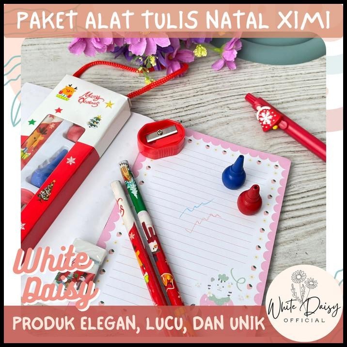 

HOT DEAL PAKET ALAT TULIS NATAL XIMI PREMIUM CHRISTMAS SET BERTALI LUCU UNIK !!!!!
