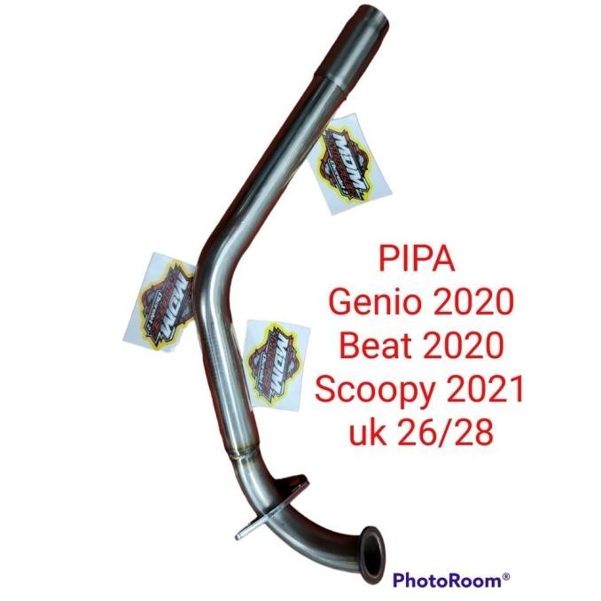 LEHERAN KNALPOT BEAT DELUXE UKRUAN 26-28 BENDING KOLONG / MDM ALL SPEK