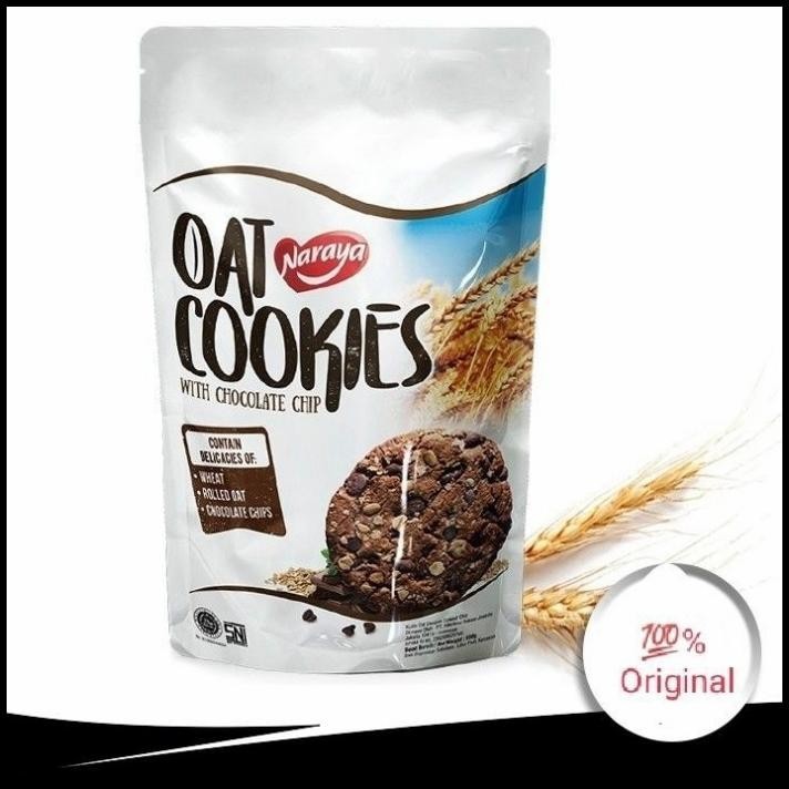 

TERMURAH OAT COOKIES NARAYA OAT COOKIES CHOCOLATE CHIP - BISKUIT OAT COKLAT