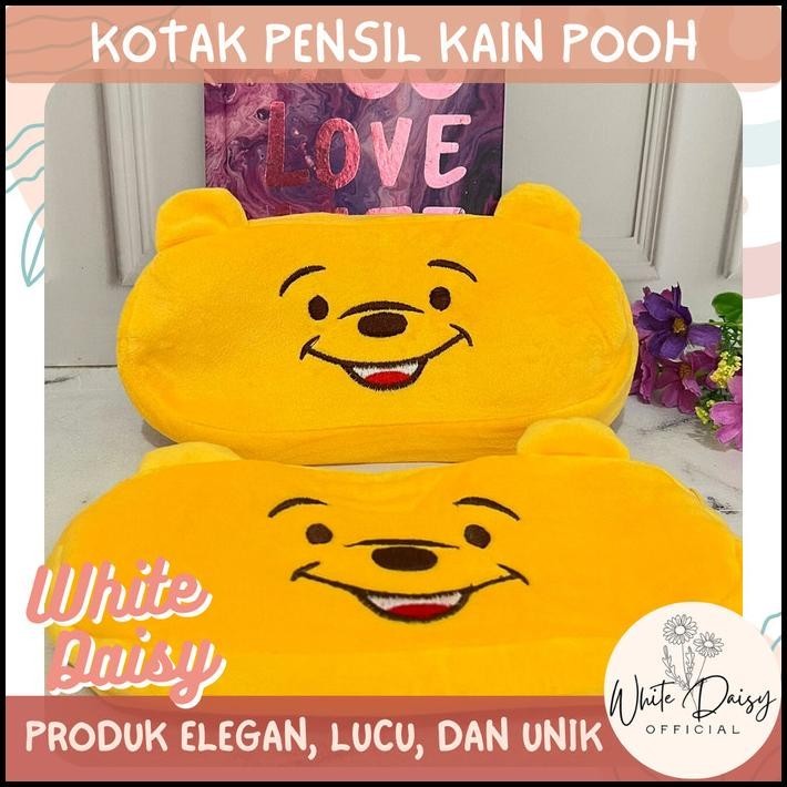 

BEST DEAL KOTAK PENSIL KAIN POOH POUCH PREMIUM TEMPAT PENSIL LUCU WINNIE KUNING