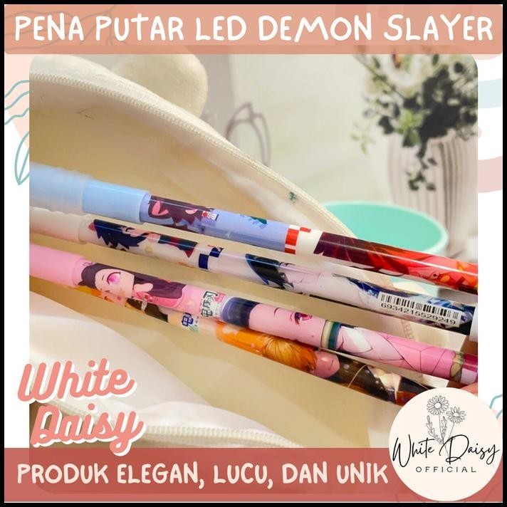 

TERBARU PENA PUTAR MAGNET LED DEMON SLAYER PREMIUM SPINNING PEN SATUAN LUSINAN