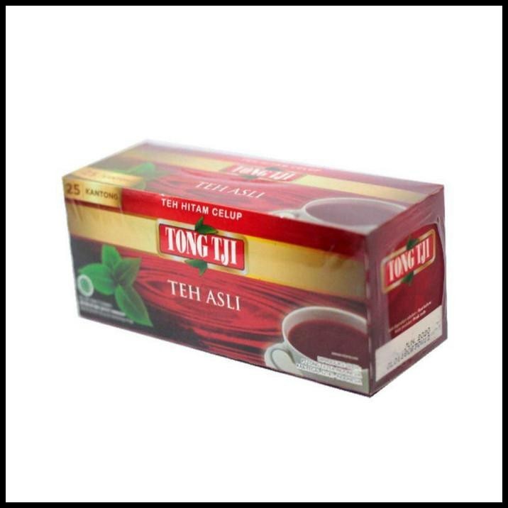 

TERBARU TONG TJI BLACK TEA ORIGINAL - TEH CELUP TONGTJI NON AMPLOP (25 PCS) !!