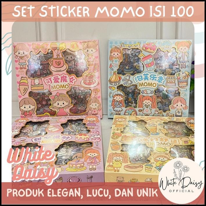 

HOT DEAL STICKER SET PREMIUM SENMU V3 LOVELY GIRL ISI 100 PACK MAGIC MOTIF IMUT !!!!!