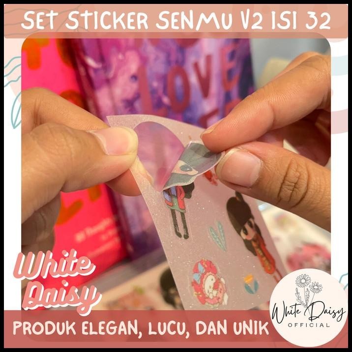 

HOT DEAL STICKER SET PREMIUM SENMU V2 GARDEN GIRL DATE ON LIFE ISI 32 PACK CUTE !!!!!