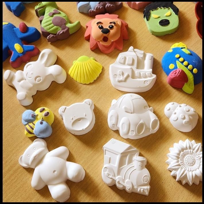 

GRATIS ONGKIR GOODIE BAG ULANG TAHUN ANAK GYPSUM PAINTING GYPFUN ISI 2 KEMASAN POUCH !!!