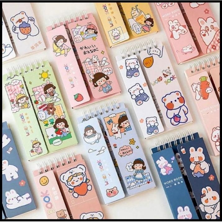 

DISKON WORDBOOK RING PANJANG NOTEPAD SPIRAL BUKU BLAJAR NOTEBOOK RING PANJANG