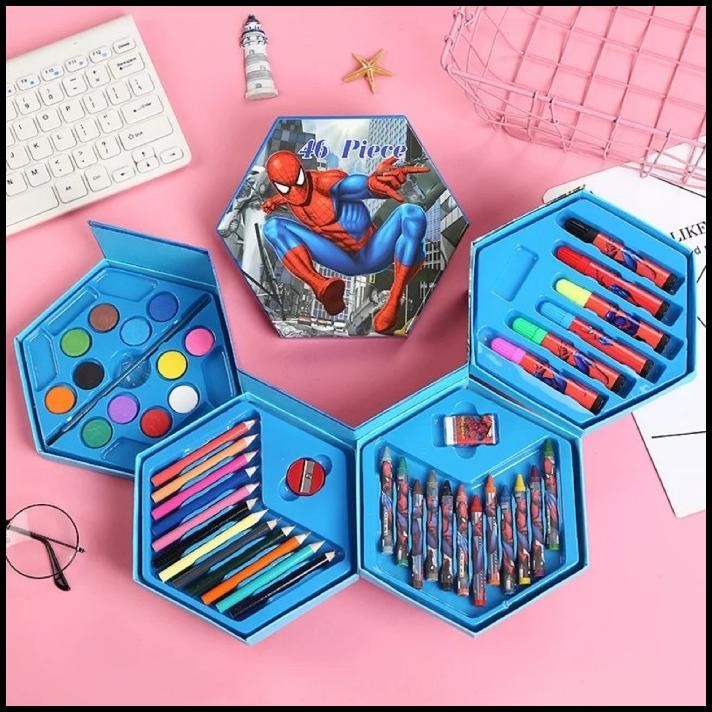 

TERBARU PERALATAN GAMBAR LUKIS LENGKAP 208PCS PENSIL SPIDOL CRAYON GIFT KADO !!!!