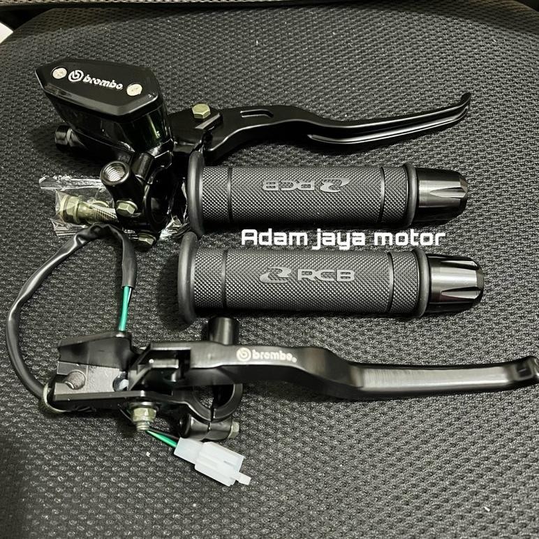 BR - Master Rem Tabung Model Oval Original + Handgrip RCB Original 100% HG55 + Jalu Stang CNC Univer