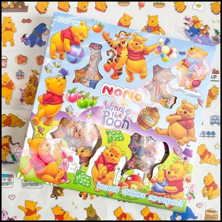 

TERMURAH ( KKM ) WINNIE THE POOH STICKER BOX NONO / MOMO 2D !!!