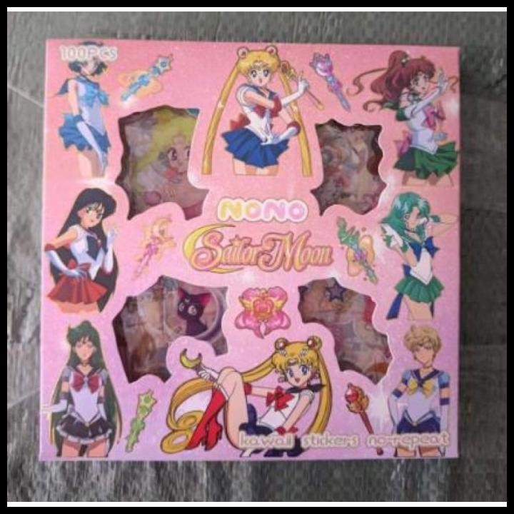 

TERBARU ( KKM ) SAILOR MOON ANIME STICKER BOX NONO