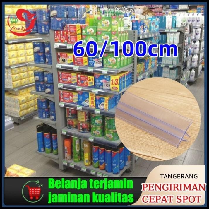

TERBARU 60/100CM RAILCARD MINIMARKET/LABEL HARGA/PRICE TAG TOKO