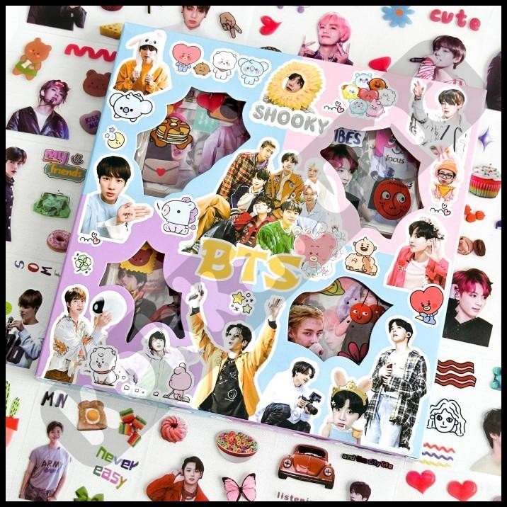 

GRATIS ONGKIR ( KKM ) BTS BOYS RANDOM AESTHETIC STICKER BOX DIY SCRAPBOOK JURNAL !!!!