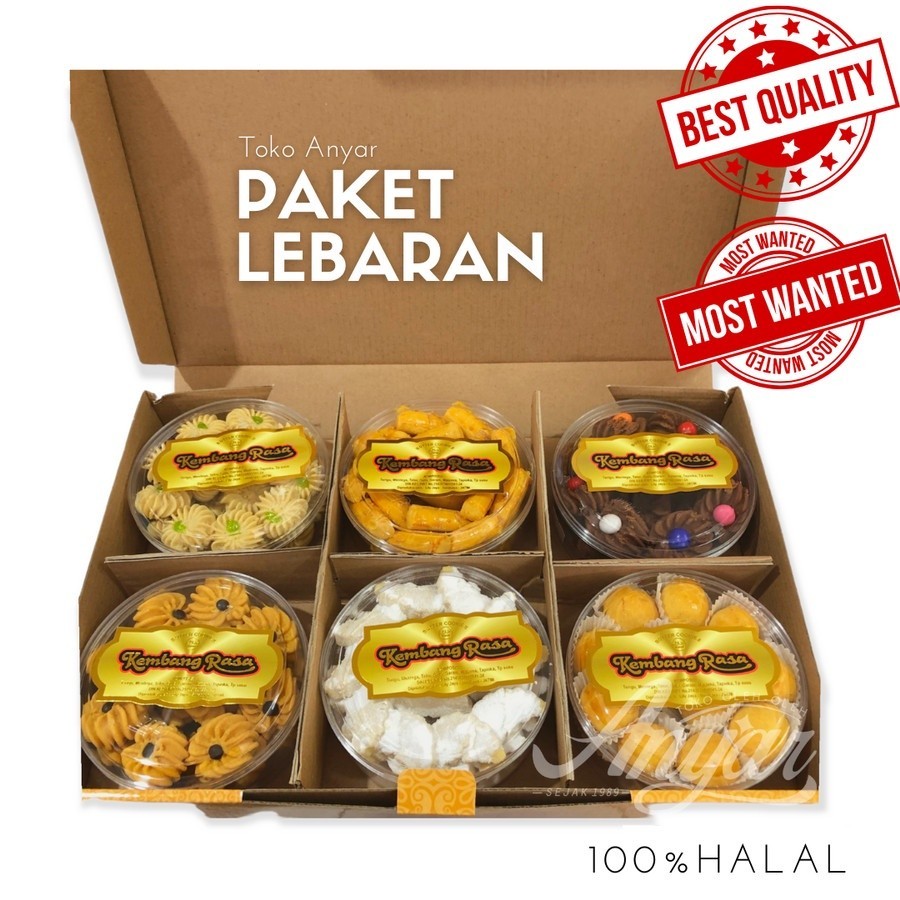 

HAMPERS Idul Fitri / Paket Kue Kering Lebaran / Parcel Ramadhan Besar