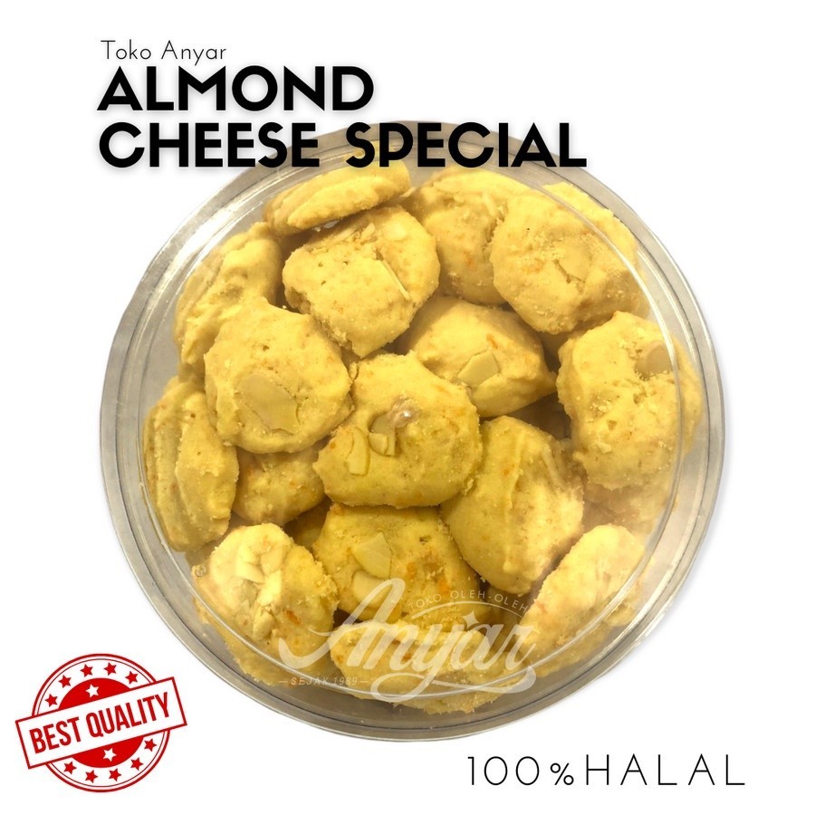 

Kue Kering Almond Cheese / Almond Keju Special @Toples ±400gr