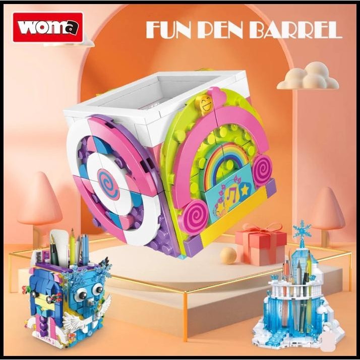 

GRATIS ONGKIR BUILDING BLOCKS LEGO DOTS PENCIL HOLDER / KOTAK PENSIL LEGO BRICKS !!