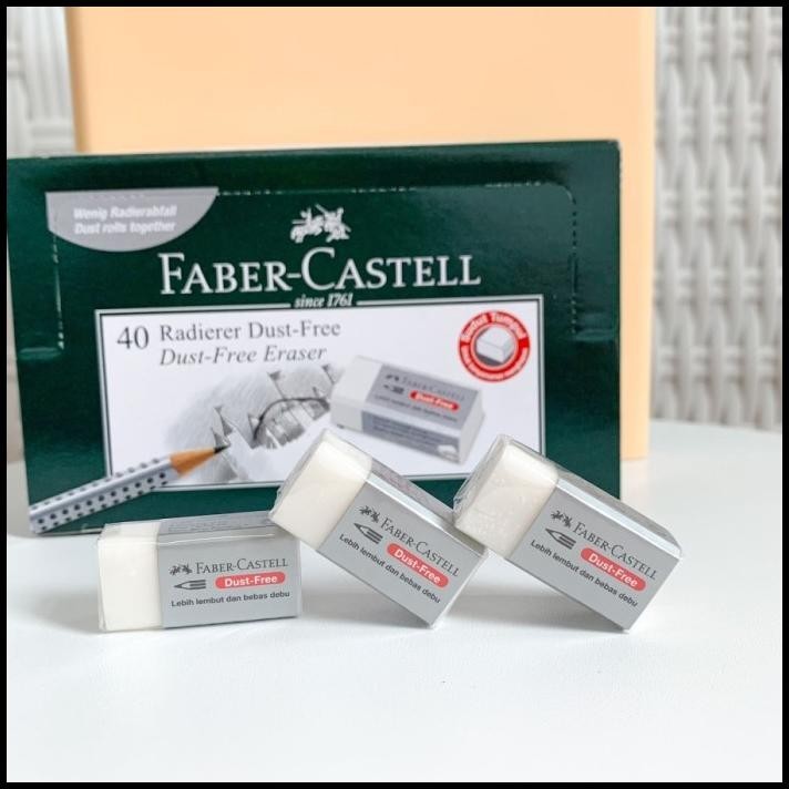 

TERBARU PENGHAPUS FABER CASTELL WARNA PUTIH ORIGINAL DUST FREE KARET PENGHAPUS !!!!!