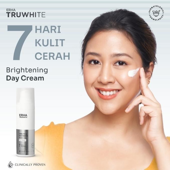 ERHA Truwhite Brightening Day Cream - Krim Pencerah Wajah Pagi 30g AS76