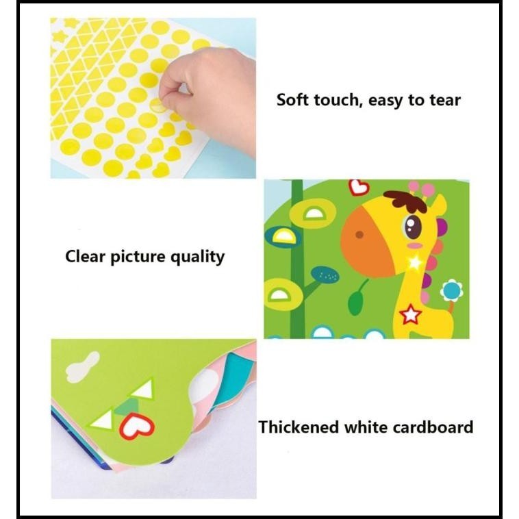 

BEST DEAL FURONANGEL EDUCATIONAL STICKERS MAINAN KOLASE MOSAIC STIKER !!!!!