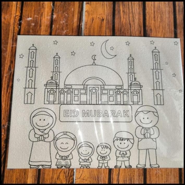 

HOT DEAL KANVAS SKETSA 20X15 PAINTING LUKIS ANAK LEBARAN IDUL FITRI !!