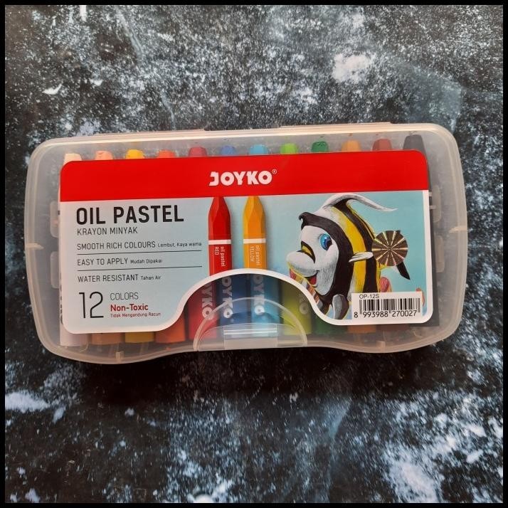 

DISKON JOYKO CRAYON OIL PASTEL - KRAYON 12 WARNA !!!