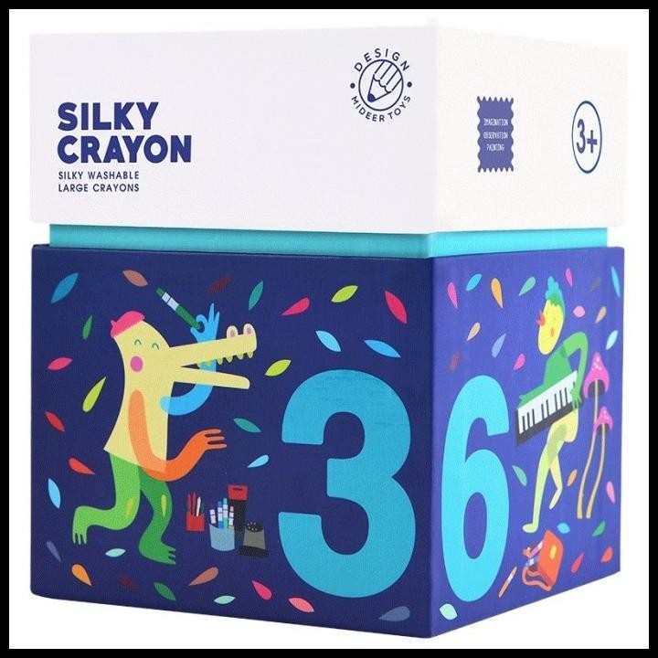 

BEST DEAL MIDEER SILKY CRAYON 12 PCS/24 PCS MAINAN EDUKASI ALAT TULIS MENGAMBAR