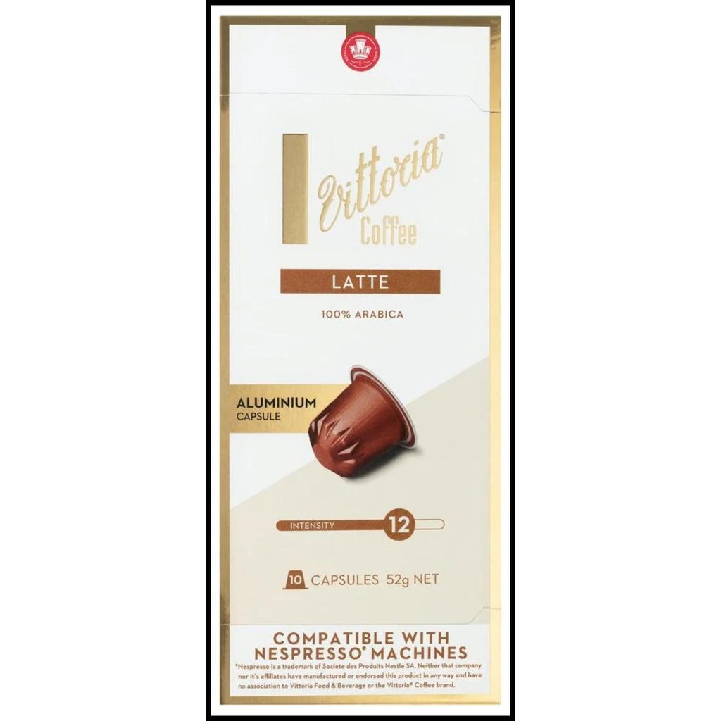 

TERBARU NESPRESSO CAPSULE - LATTE BY VITTORIA COFFEE AUSTRALIA (10CAPS) !!!!!!