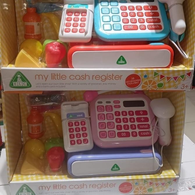 New Elc Cash Register - Mainan Anak Kasir Kasiran Original Berkualitas