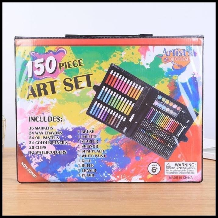 

TERMURAH ART SET ISI 150 PCS PENSIL WARNA SET ANAK CRAYON KOMPLIT ALAT LUKIS MU