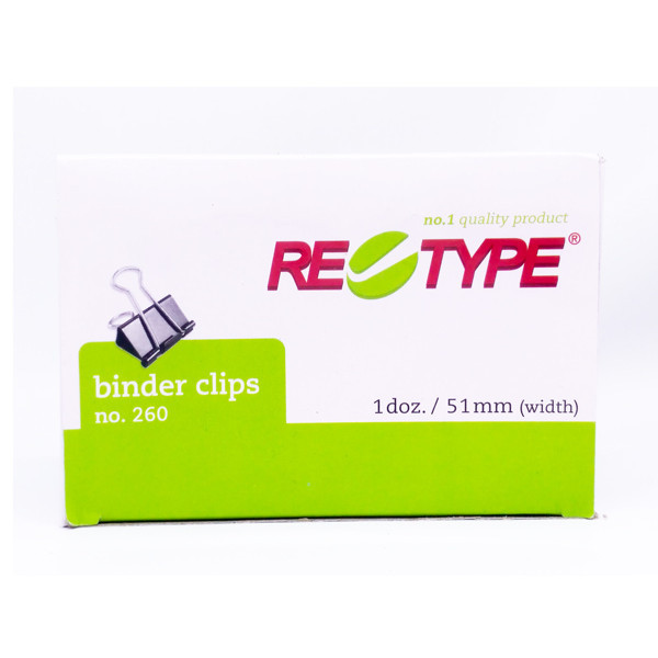 

Retype - Binder Clip No. 260