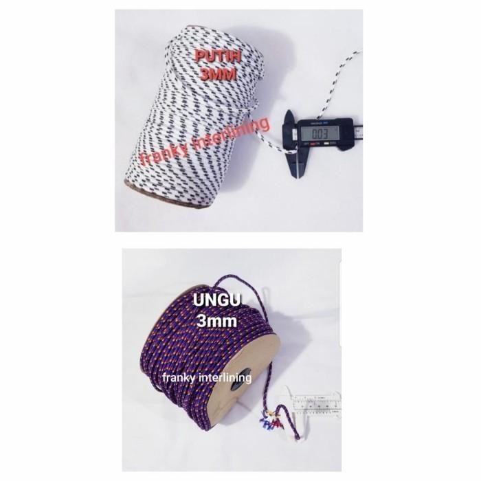 

Tali Prusik/ Gelang 3Mm Roll Besar Isi +-100Meter