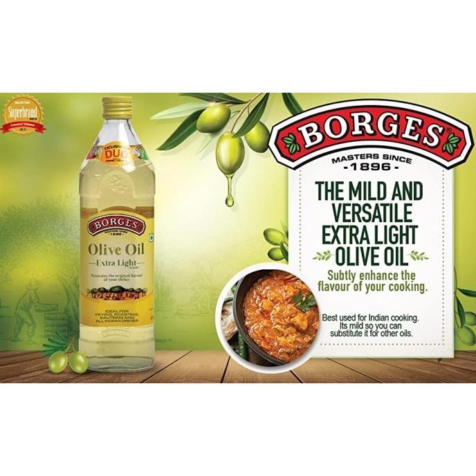 

BORGES - Extra Light Olive Oil Minyak Zaitun 1 L L83S