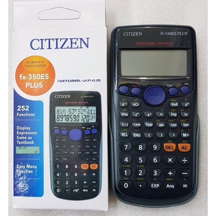 

Kalkulator Scientific Citizen Fx 350 ES Plus . Kalkulator Anak Sekolah LC