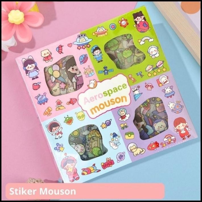 

HOT DEAL STICKER BOX SET 100PCS AEROSPACE MOUSON CUTTING WATERPROOF !!!!