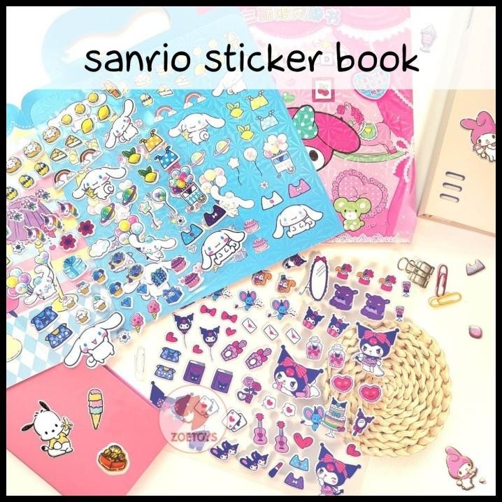 

TERBARU ZOETOYS SANRIO STICKER BOOK | STICKER LUCU TEMA MELODY CINNAMOROLL !!!