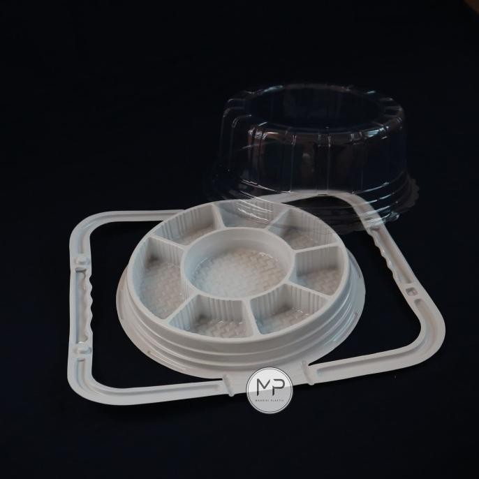 NEW Mika Tumpeng Mini GAGANG SEKAT 8 PUTIH /Tumini dapur solo -50pcs