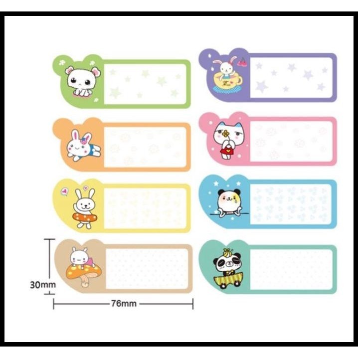 

HOT DEAL STIKER LABEL KOSONG PERSEGI PANJANG 250 PCS DAN 50PCS UTK LABEL NAMA A