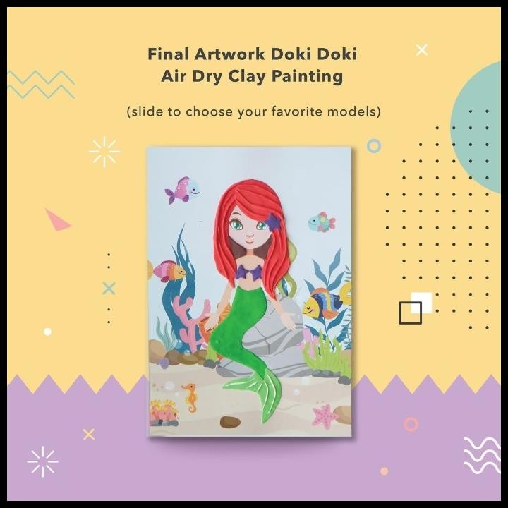 

HOT DEAL CHARACTER AIR DRY CLAY 3D PAINTING CRAFT KIT DIY KERAJINGAN TANGAN