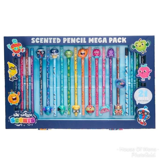 

Trend Smiggle Lil Scent Pencil Mega Pack - Pensil Set Smiggle Berkualitas