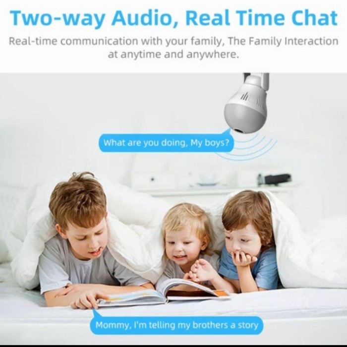 Ip Camera Cctv Bohlam V380 Pro 5Mp 1080P