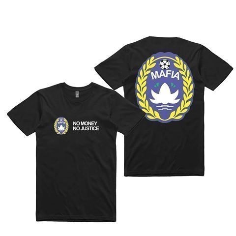 Kaos T Shirt Pria No Money No Justice Pssi Mafia