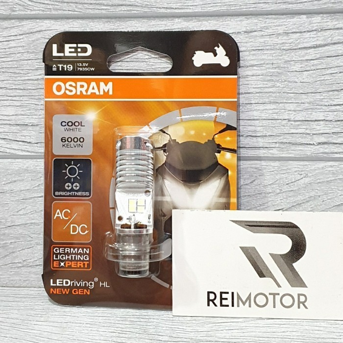 BOHLAM LAMPU DEPAN LED OSRAM SMASH SHOGUN 110 125 SPIN SKYWAVE ORI