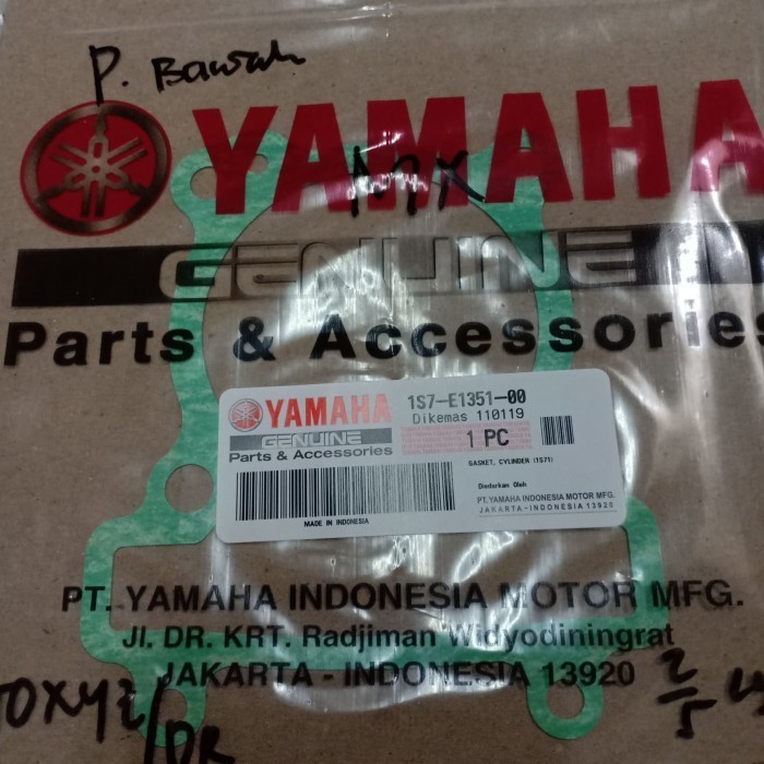 GASKET PAKING CYLINDER BAWAH JUPITER MX/VIXION 1S7-E1351-00